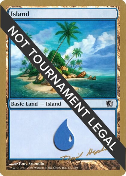 Island (337) - 2003 Daniel Zink (8ED), World Championship Decks #173937