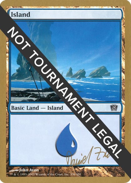 Island (336) - 2003 Daniel Zink (8ED), World Championship Decks #173939