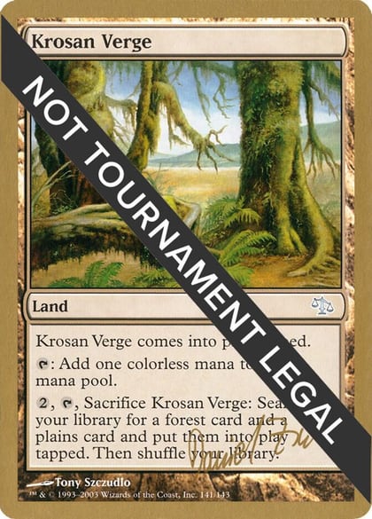 Krosan Verge - 2003 Daniel Zink (JUD), World Championship Decks #174063