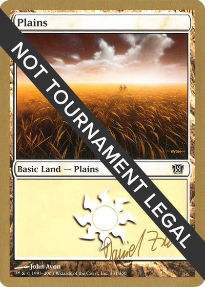 Plains (331) - 2003 Daniel Zink (8ED), World Championship Decks #174069