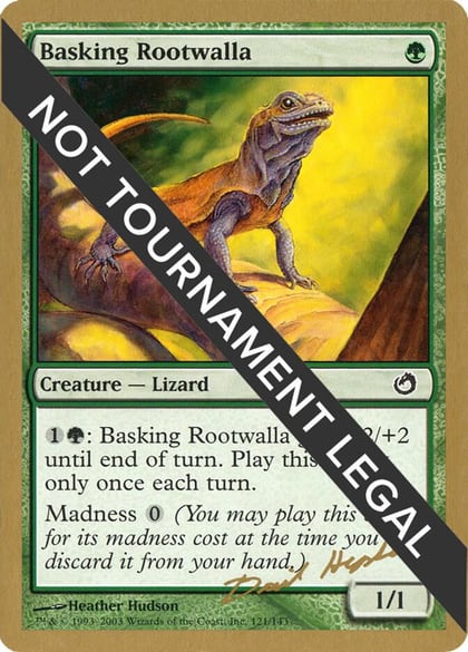 Basking Rootwalla - 2003 Dave Humpherys (TOR), World Championship Decks #174082