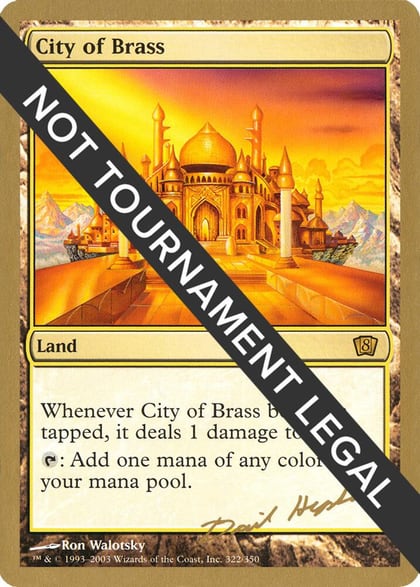 City of Brass - 2003 Dave Humpherys (8ED), World Championship Decks #174086