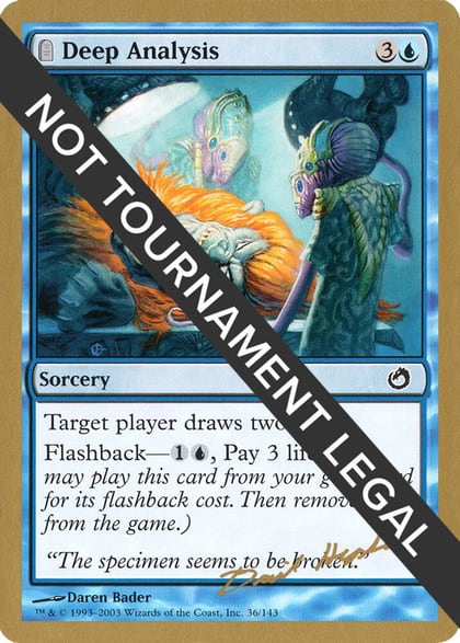 Deep Analysis - 2003 Dave Humpherys (TOR), World Championship Decks #174090