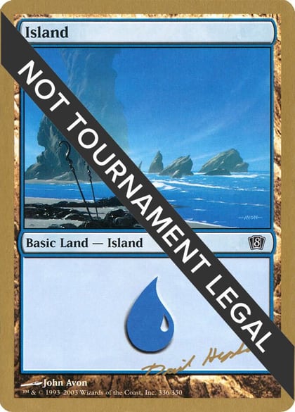 Island (336) - 2003 Dave Humpherys (8ED), World Championship Decks #174095