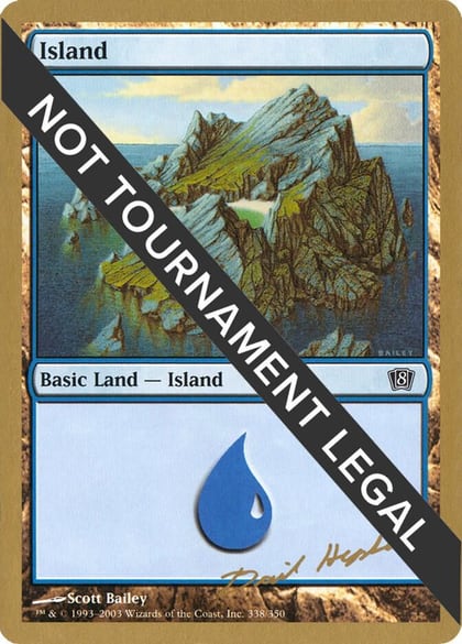Island (338) - 2003 Dave Humpherys (8ED), World Championship Decks #174096