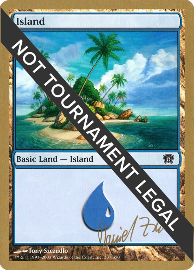 Island (337) - 2003 Dave Humpherys (8ED), World Championship Decks #174097