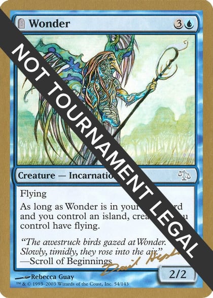 Wonder - 2003 Dave Humpherys (JUD), World Championship Decks #174111