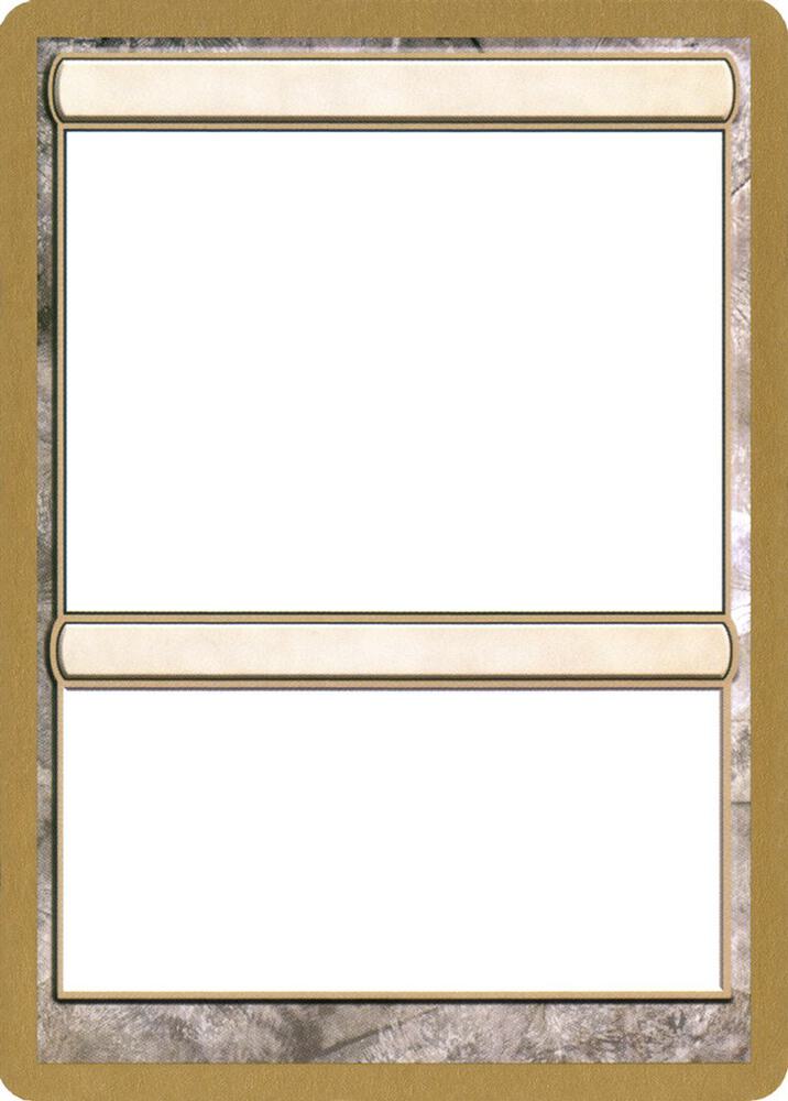 2003 World Championship Blank Card, World Championship Decks P174114