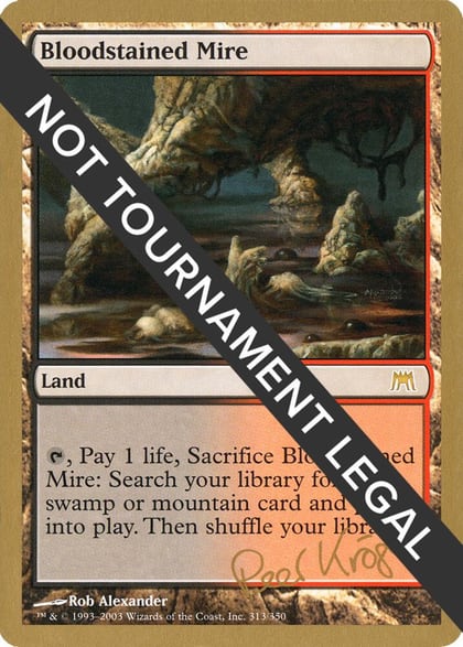 Bloodstained Mire - 2003 Peer Kroger (ONS), World Championship Decks #174133