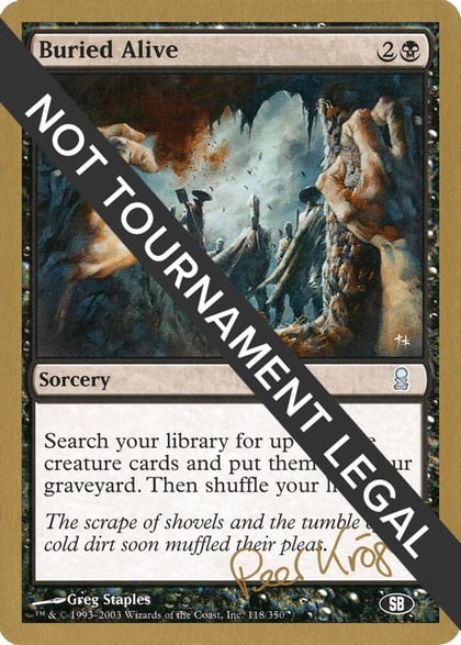Buried Alive - 2003 Peer Kroger (ODY) (SB), World Championship Decks #174134