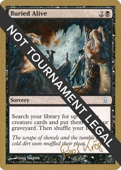 Buried Alive - 2003 Peer Kroger (ODY), World Championship Decks #174135