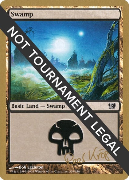 Swamp (339) - 2003 Peer Kroger (8ED), World Championship Decks #174165