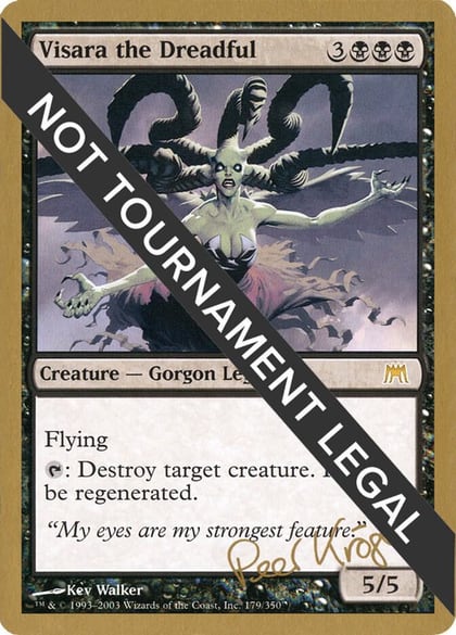 Visara the Dreadful - 2003 Peer Kroger (ONS), World Championship Decks #174170