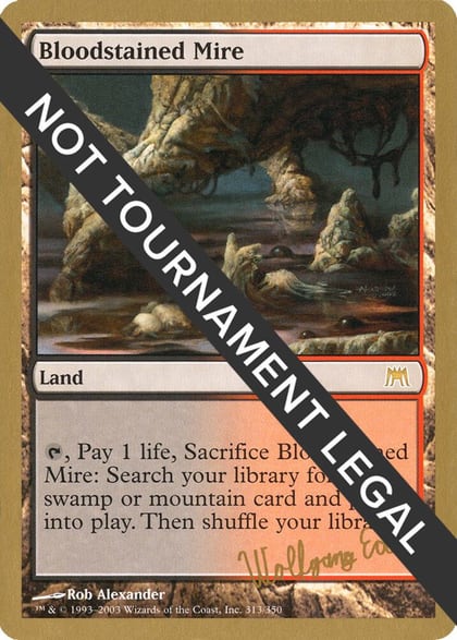Bloodstained Mire - 2003 Wolfgang Eder (ONS), World Championship Decks #174172