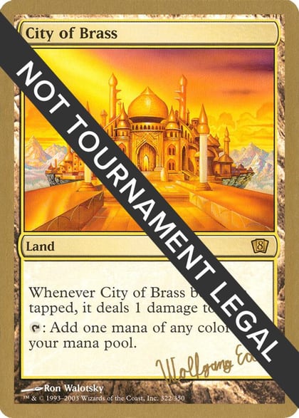 City of Brass - 2003 Wolfgang Eder (8ED), World Championship Decks #174174