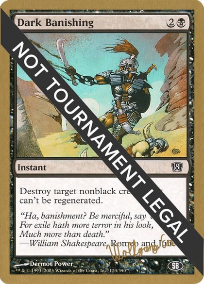 Dark Banishing - 2003 Wolfgang Eder (8ED) (SB), World Championship Decks #174175