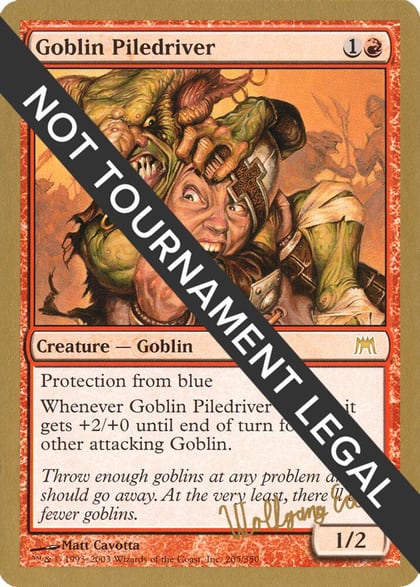 Goblin Piledriver - 2003 Wolfgang Eder (ONS), World Championship Decks #174179