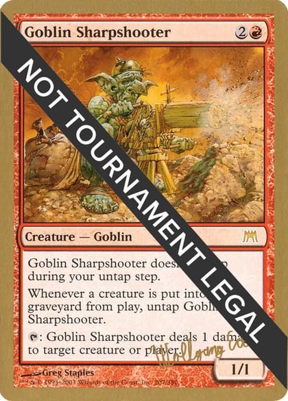 Goblin Sharpshooter - 2003 Wolfgang Eder (ONS), World Championship Decks #174180
