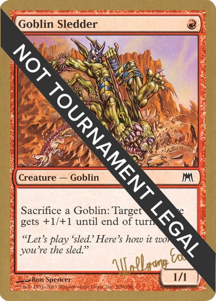 Goblin Sledder - 2003 Wolfgang Eder (ONS), World Championship Decks #174181