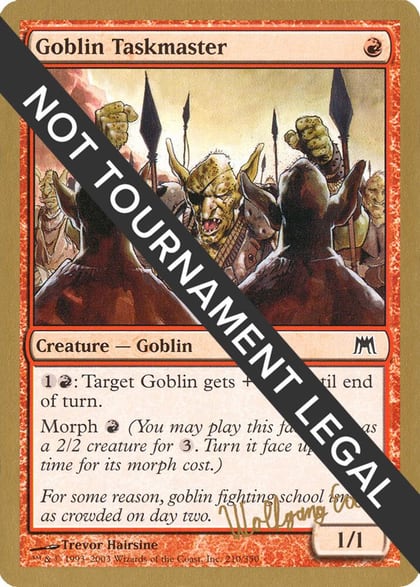 Goblin Taskmaster - 2003 Wolfgang Eder (ONS), World Championship Decks #174182