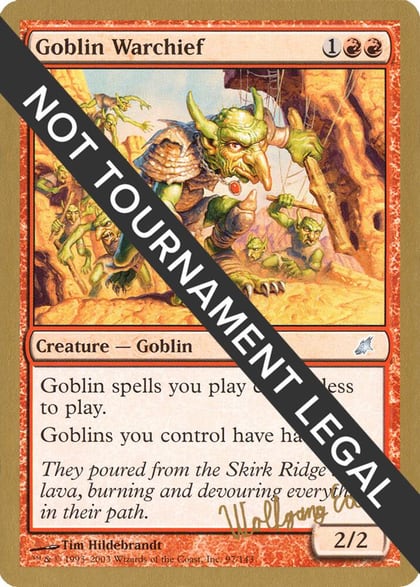 Goblin Warchief - 2003 Wolfgang Eder (SCG), World Championship Decks #174183
