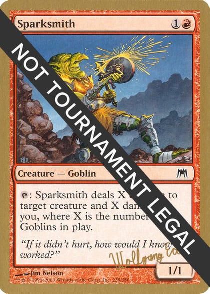 Sparksmith - 2003 Wolfgang Eder (ONS), World Championship Decks #174192