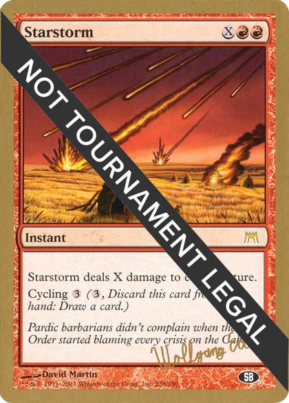 Starstorm - 2003 Wolfgang Eder (ONS) (SB), World Championship Decks #174193