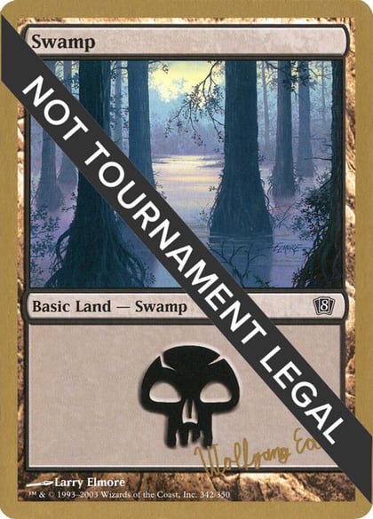Swamp (342) - 2003 Wolfgang Eder (8ED), World Championship Decks #174195