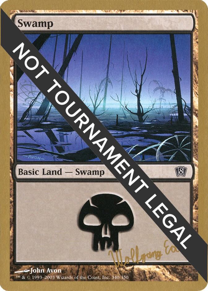 Swamp (340) - 2003 Wolfgang Eder (8ED), World Championship Decks #174197