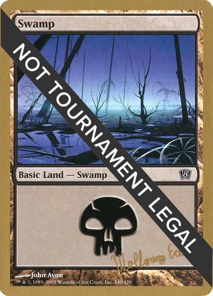 Swamp (340) - 2003 Wolfgang Eder (8ED), World Championship Decks #174197