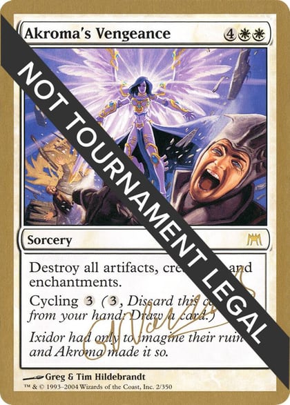 Akroma's Vengeance - 2004 Gabriel Nassif (ONS), World Championship Decks #174322