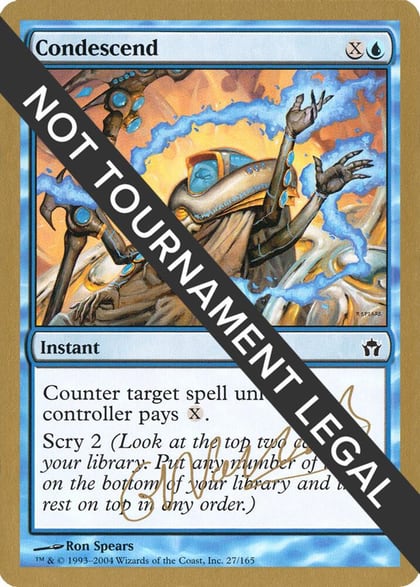 Condescend - 2004 Gabriel Nassif (5DN), World Championship Decks #174325