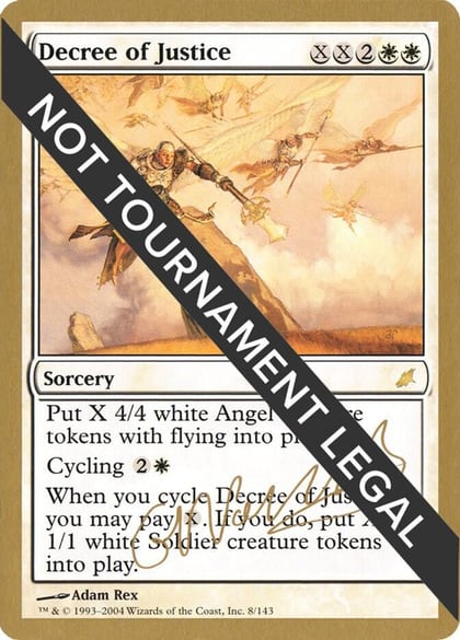 Decree of Justice - 2004 Gabriel Nassif (SCG), World Championship Decks #174326