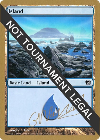 Island (335) - 2004 Gabriel Nassif (8ED), World Championship Decks #174332