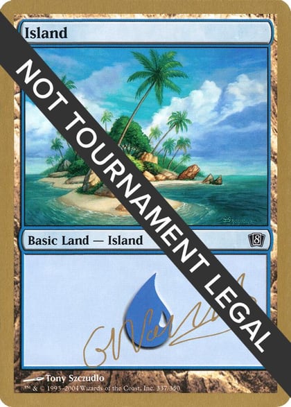 Island (337) - 2004 Gabriel Nassif (8ED), World Championship Decks #174333