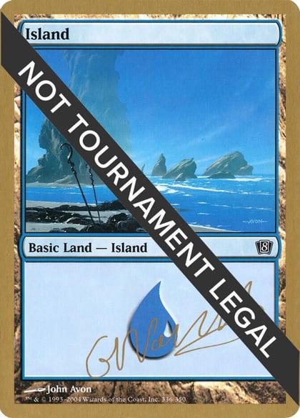 Island (336) - 2004 Gabriel Nassif (8ED), World Championship Decks #174334