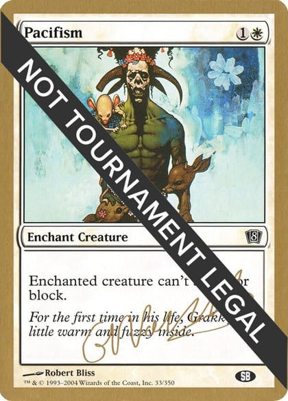 Pacifism - 2004 Gabriel Nassif (8ED) (SB), World Championship Decks #174336