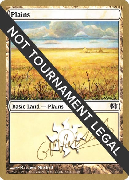 Plains (332) - 2004 Gabriel Nassif (8ED), World Championship Decks #174337