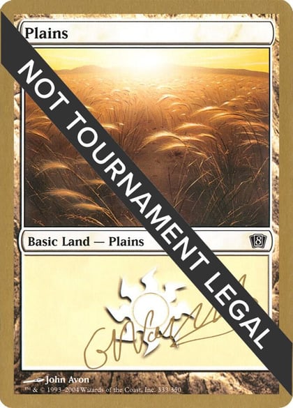 Plains (333) - 2004 Gabriel Nassif (8ED), World Championship Decks #174338