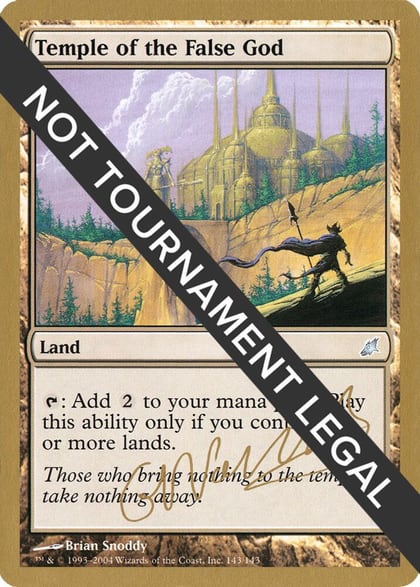 Temple of the False God - 2004 Gabriel Nassif (SCG), World Championship Decks #174345