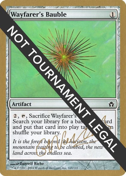 Wayfarer's Bauble - 2004 Gabriel Nassif (5DN), World Championship Decks #174347