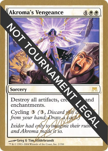 Akroma's Vengeance - 2004 Julien Nuijten (ONS), World Championship Decks #174349