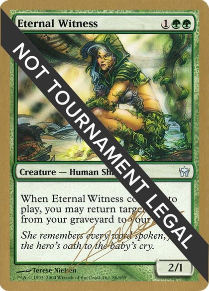 Eternal Witness - 2004 Julien Nuijten (5DN), World Championship Decks #174354
