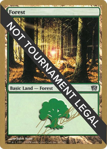 Forest (347) - 2004 Julien Nuijten (8ED), World Championship Decks #174355