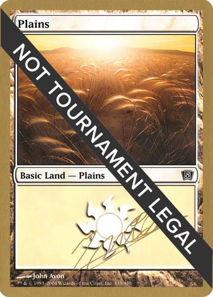 Plains (333) - 2004 Julien Nuijten (8ED), World Championship Decks #174364