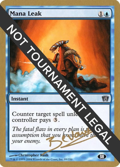 Mana Leak - 2004 Manuel Bevand (8ED) (SB), World Championship Decks #174386
