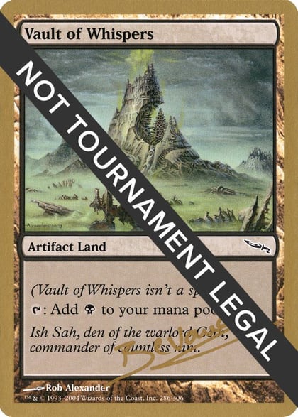 Vault of Whispers - 2004 Manuel Bevand (MRD), World Championship Decks #174400