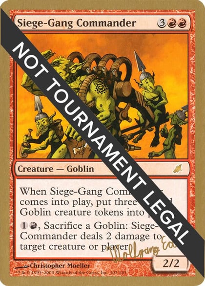 Siege-Gang Commander - 2003 Wolfgang Eder (SCG), World Championship Decks #176772