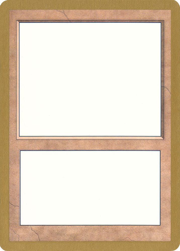 1998 World Championship Blank Card, World Championship Decks P181671