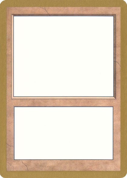 1998 World Championship Blank Card, World Championship Decks P181671